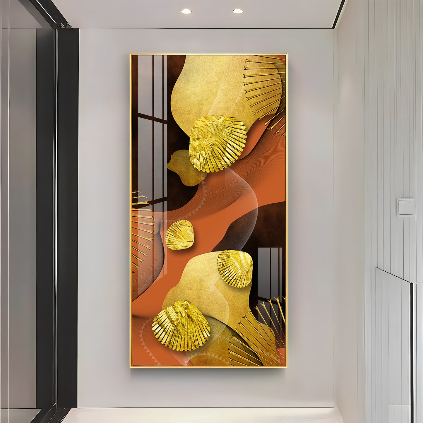 Luxe Aura Premium Acrylic Vertical Wall Art