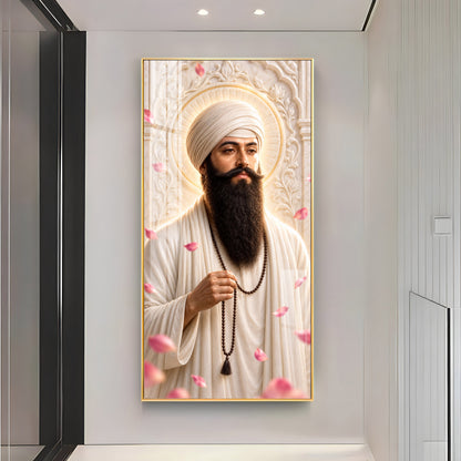 Guru Ram Das Ji Premium Acrylic Vertical Wall Art