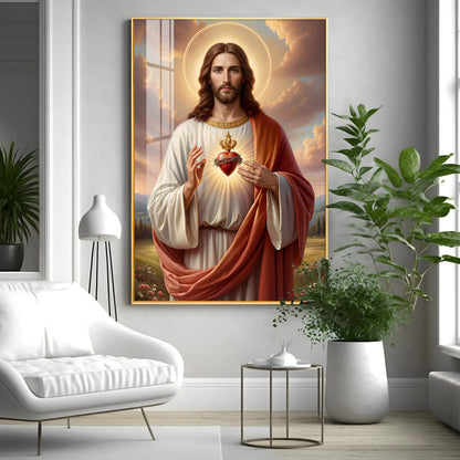Emblem of Divine Love Premium Acrylic Vertical Wall Art