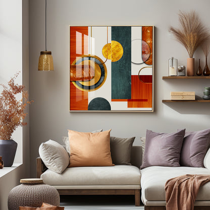 Modern Simple Style Premium Acrylic Square Wall Art