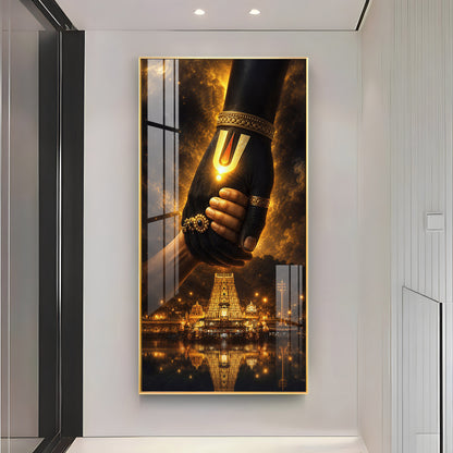 God Hand Of Spiritual Salvation Premium Acrylic Vertical Wall Art