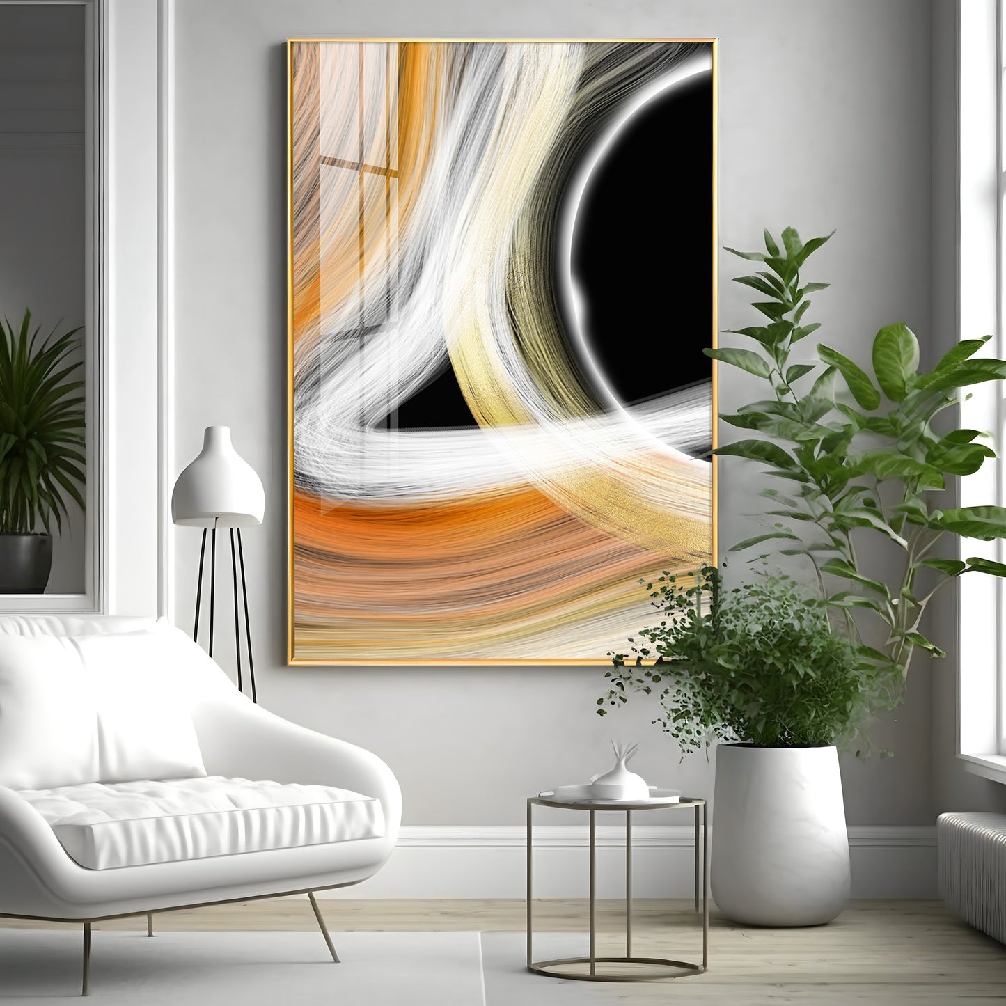 Vibrant Harmony Premium Acrylic Vertical Wall Art