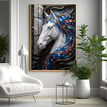 Mystic Horse Premium Acrylic Vertical Wall Art