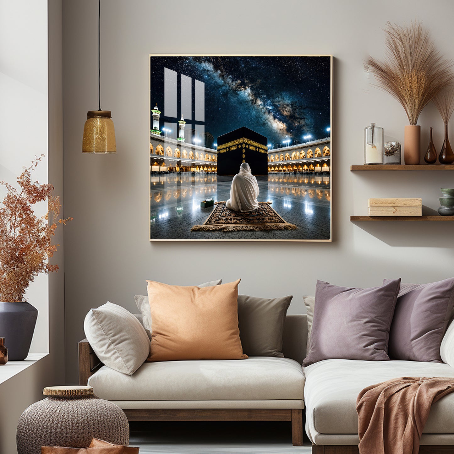 Kaaba Mecca Premium Acrylic Square Wall Art