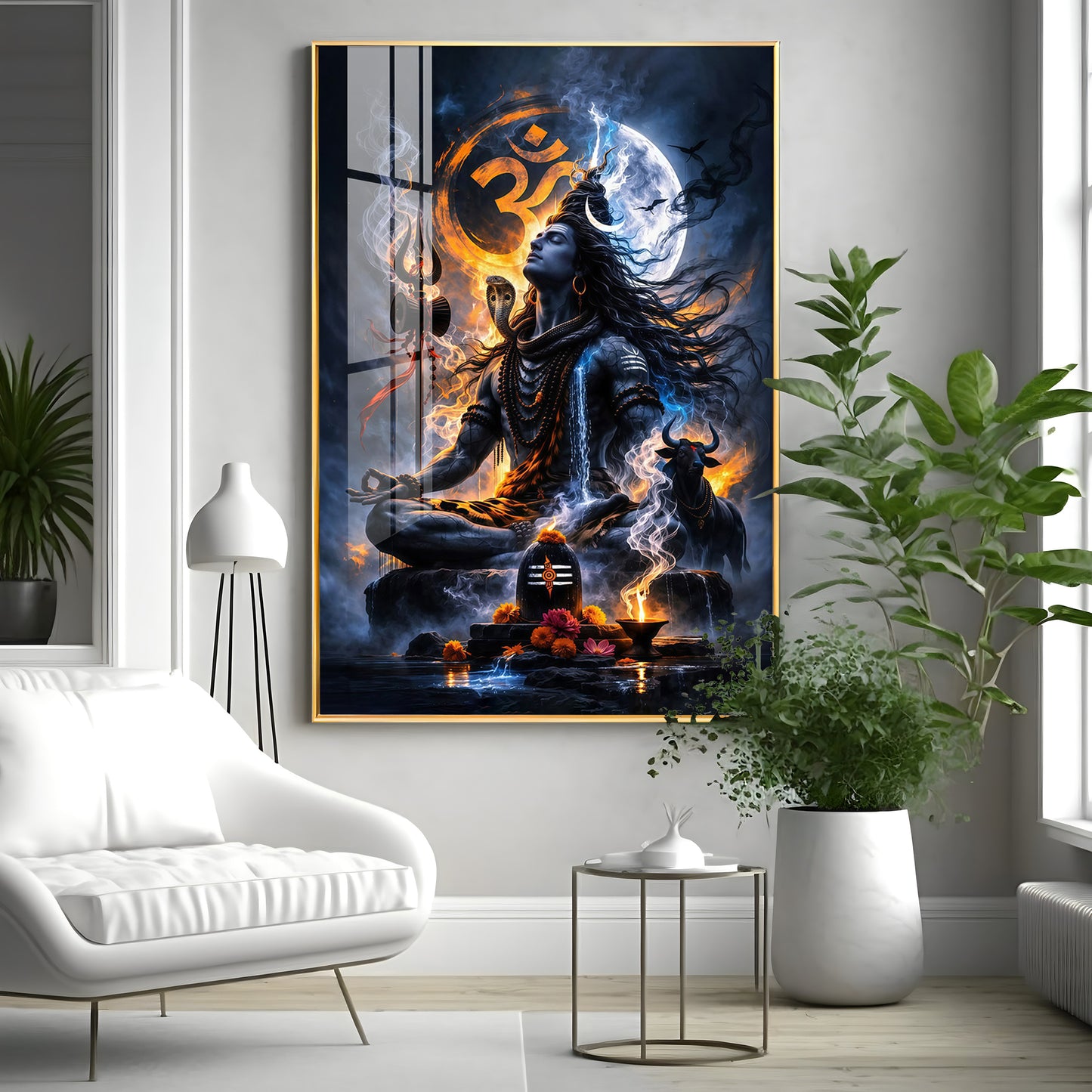Shambhu Premium Acrylic Vertical Wall Art