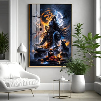 Shambhu Premium Acrylic Vertical Wall Art