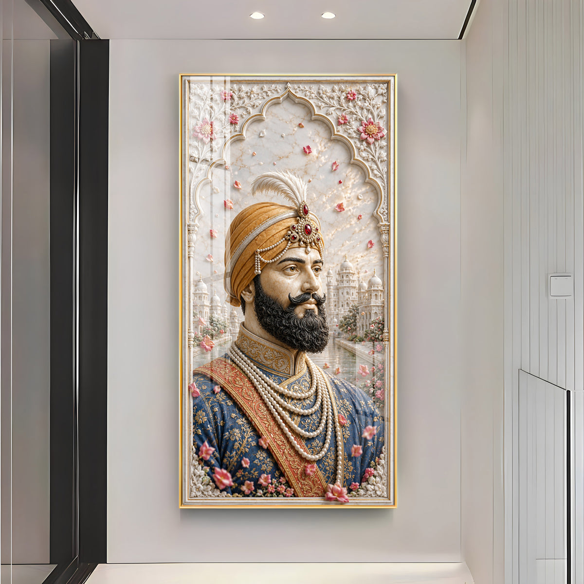 Sri Guru Gobind Singh Ji Premium Acrylic Vertical Wall Art