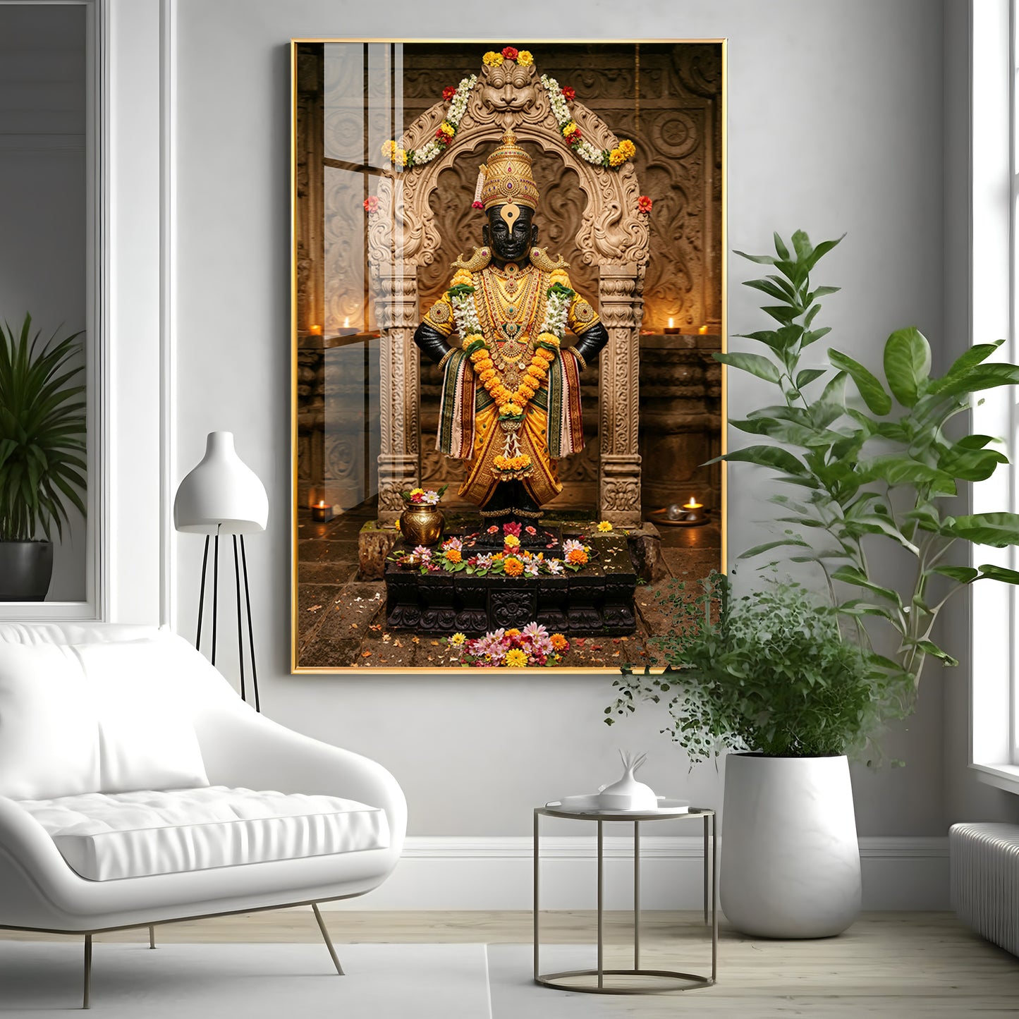Pandurang Vittha Premium Acrylic Vertical Wall Art