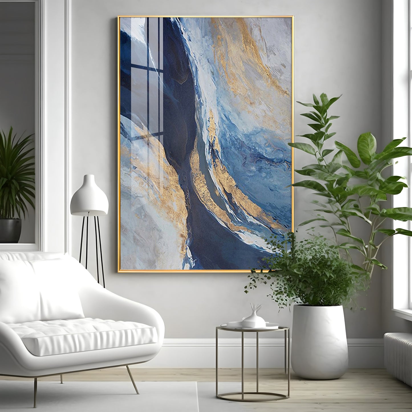 Ocean Magic Abstract Premium Acrylic Vertical Wall Art