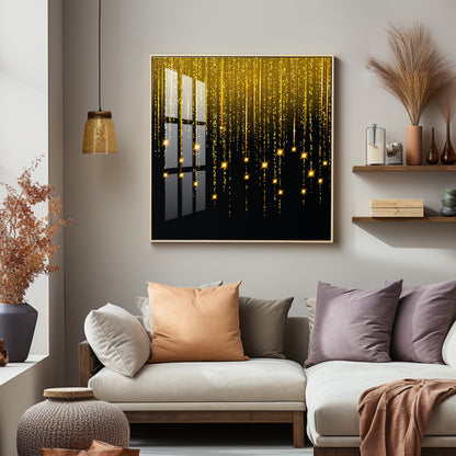 Gold Star Premium Acrylic Square Wall Art