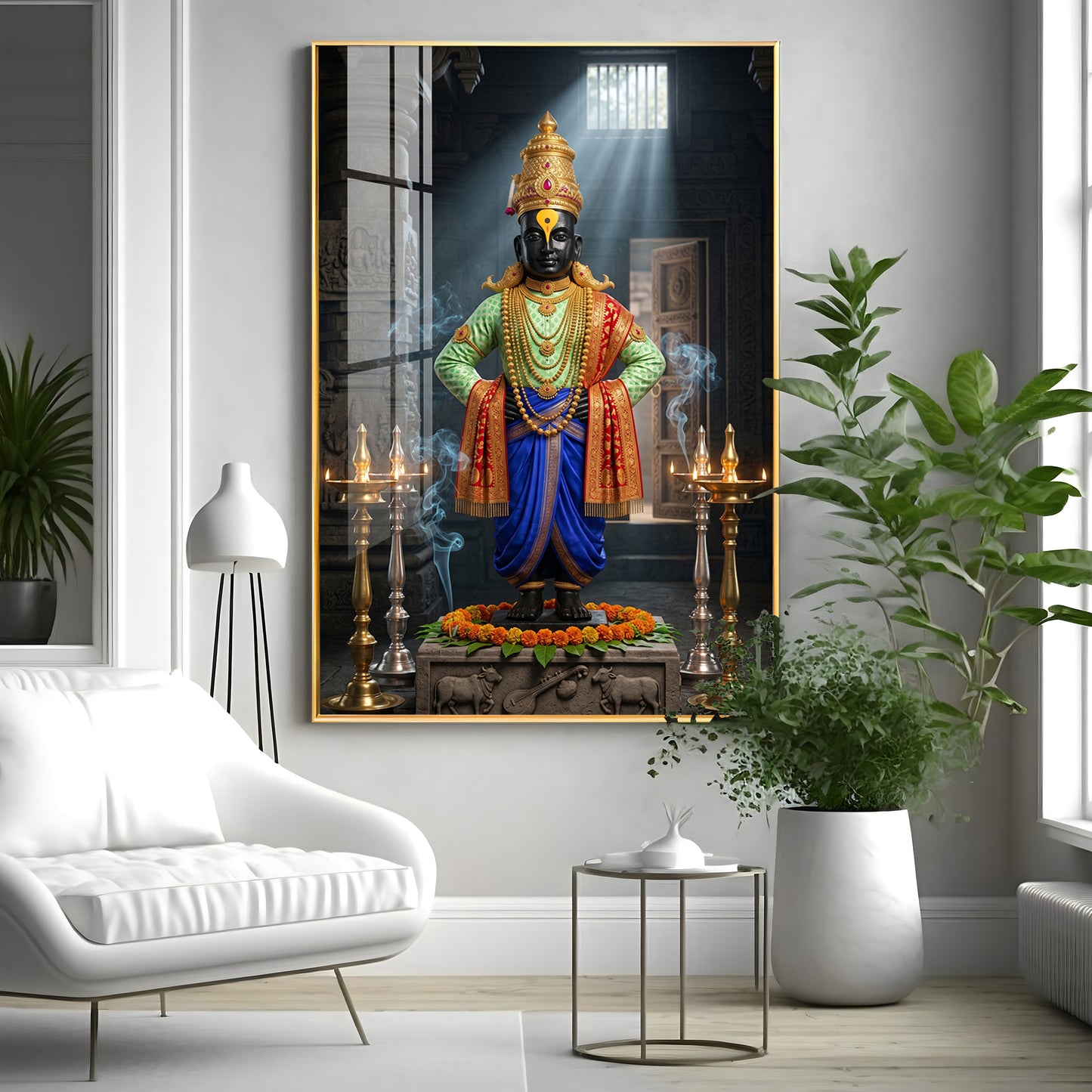 Lord Panduranga Premium Acrylic Vertical Wall Art