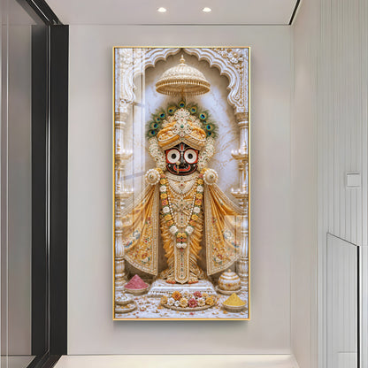 Sacred Jagannath Premium Acrylic Vertical Wall Art