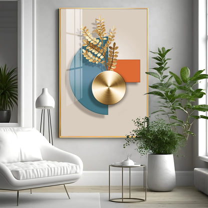 Blue Sphere Sentinel Premium Acrylic Vertical Wall Art