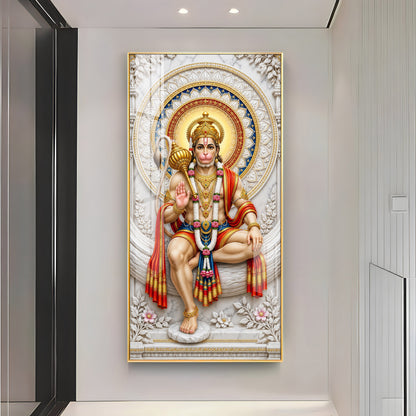 Sankat Mochan Premium Acrylic Vertical Wall Art