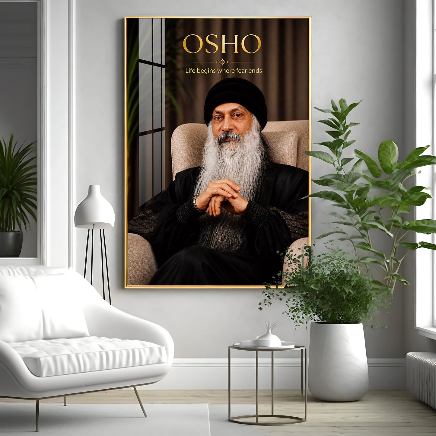 Osho Premium Acrylic Vertical Wall Art