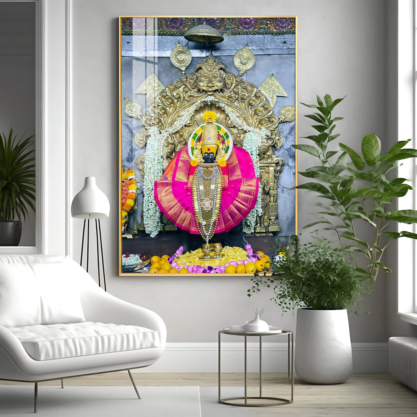 Shree Ambabai Premium Acrylic Vertical Wall Art