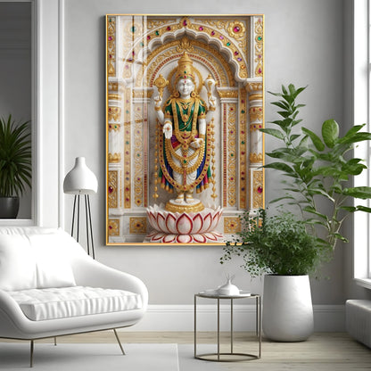 Divine Tirupati Bala Ji Premium Acrylic Vertical Wall Art