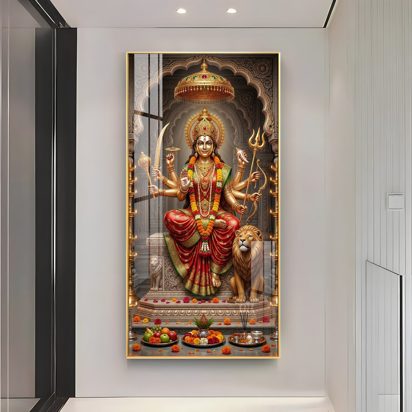 Goddess of Strength Premium Acrylic Vertical Wall Art