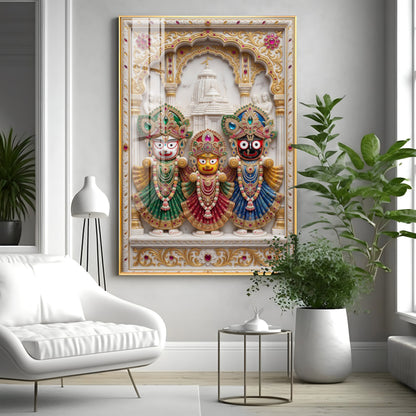 Lord Of Jagannath Puri Premium Acrylic Vertical Wall Art
