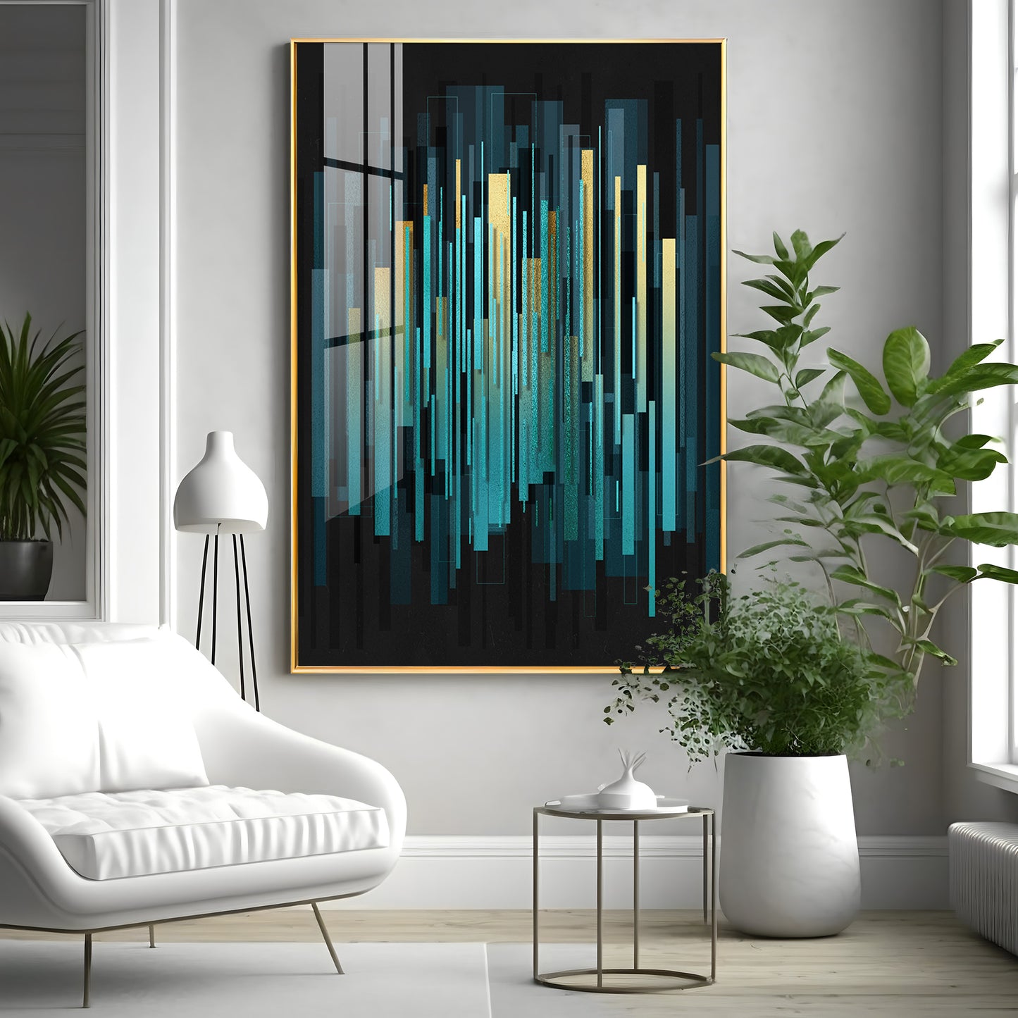 Celestial Harmony Premium Acrylic Vertical Wall Art
