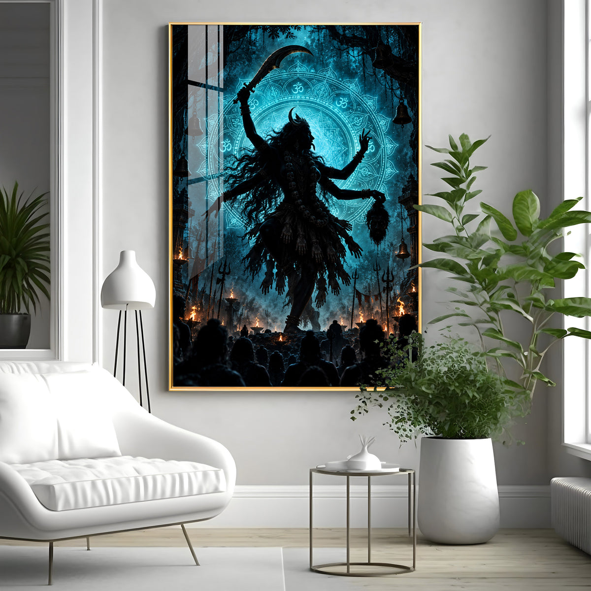 Mata Kalaratri Premium Acrylic Vertical Wall Art