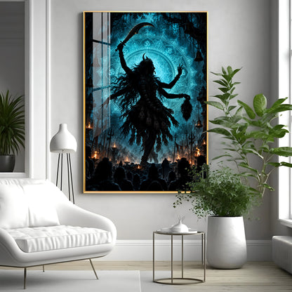 Mata Kalaratri Premium Acrylic Vertical Wall Art