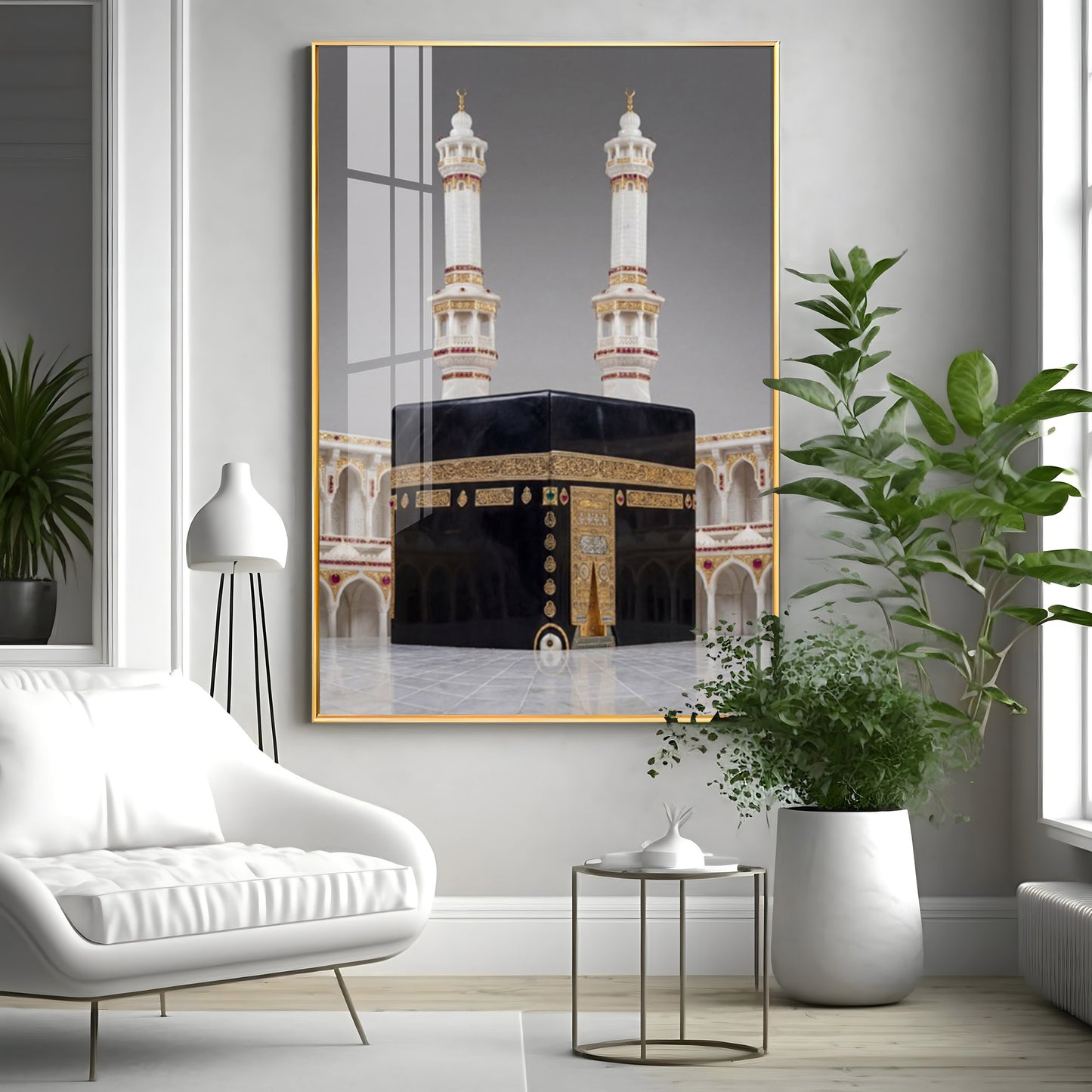 Subhaan Allah Khana Kaba Premium Acrylic Vertical Wall Art