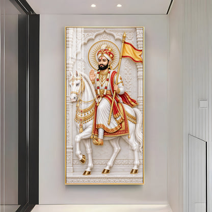 Baba Ramdevji Premium Acrylic Vertical Wall Art