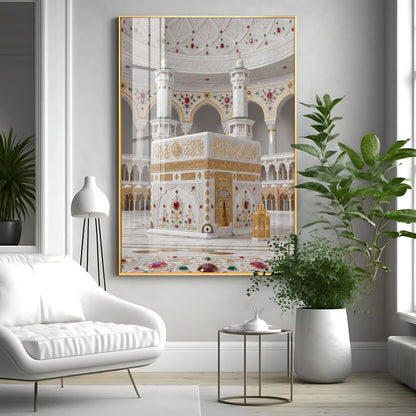 Masjid al-Haram in Mecca Premium Acrylic Vertical Wall Art