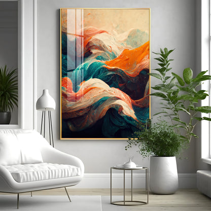 Colorwave Bliss Premium Acrylic Vertical Wall Art
