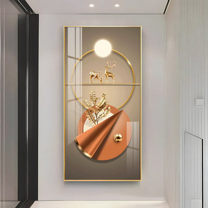 Hallway Elegance Premium Acrylic Vertical Wall Art