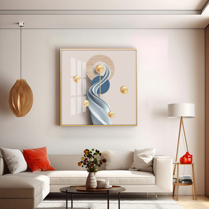 Modern Minimalist Geometric Premium Acrylic Square Wall Art