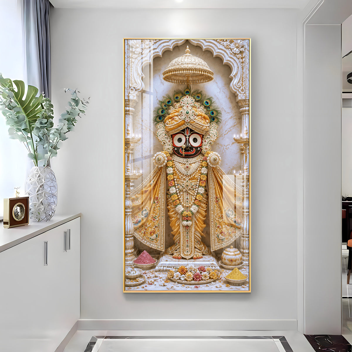 Sacred Jagannath Premium Acrylic Vertical Wall Art