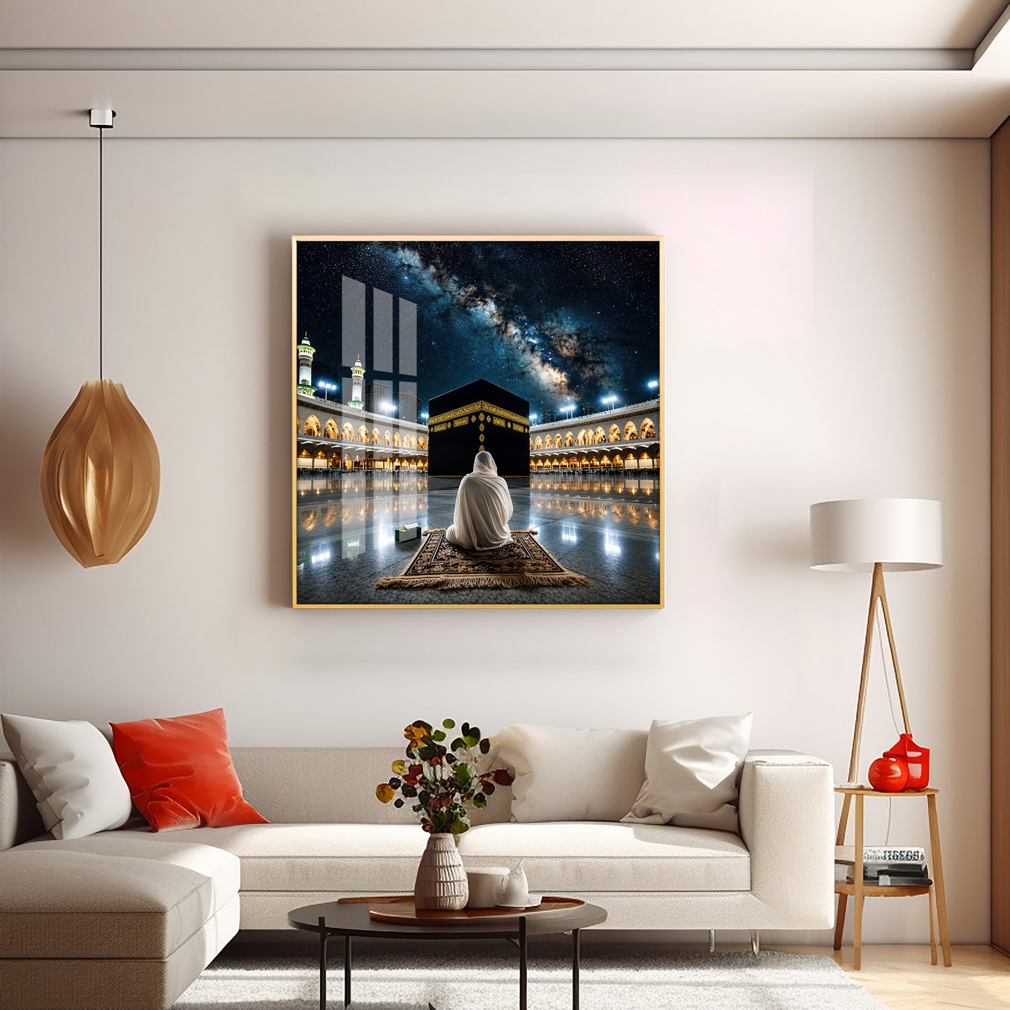 Kaaba Mecca Premium Acrylic Square Wall Art