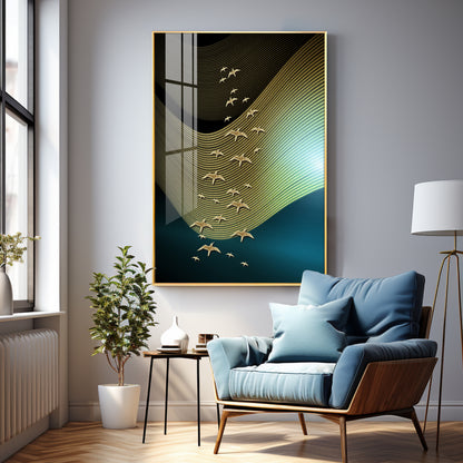 Wave of Wings Premium Acrylic Vertical Wall Art