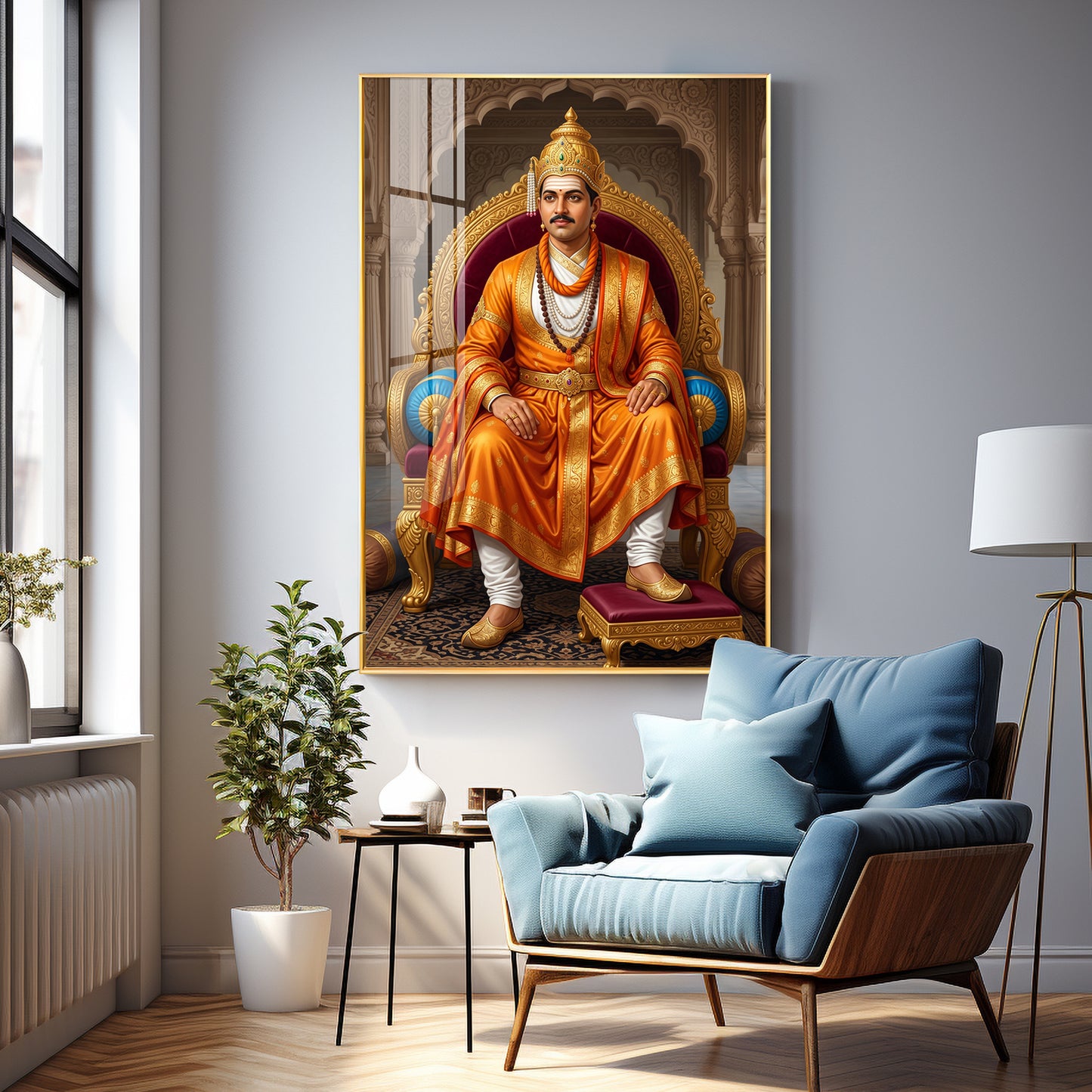 Shri Basavanna Premium Acrylic Vertical Wall Art
