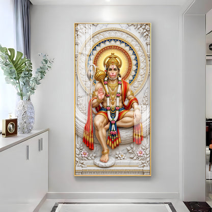 Sankat Mochan Premium Acrylic Vertical Wall Art