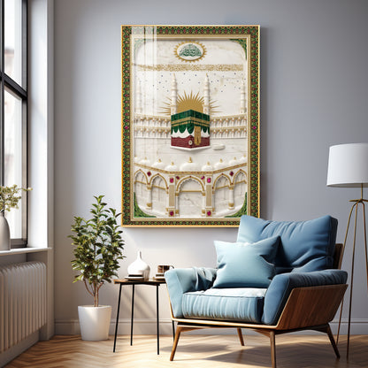 Holy Kaaba Premium Acrylic Vertical Wall Art