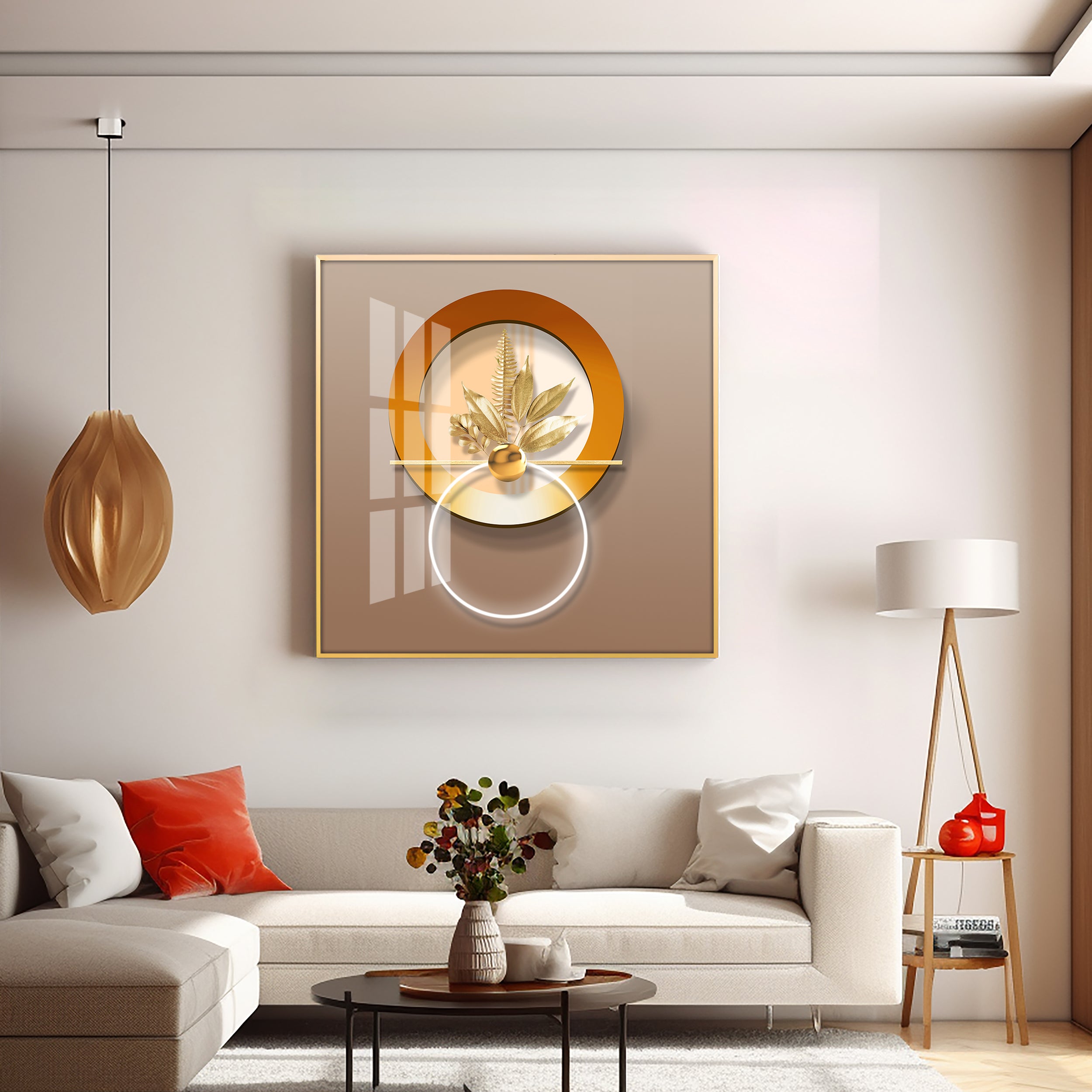 Symbolizing Nature & Elegance Premium Acrylic Square Wall Art