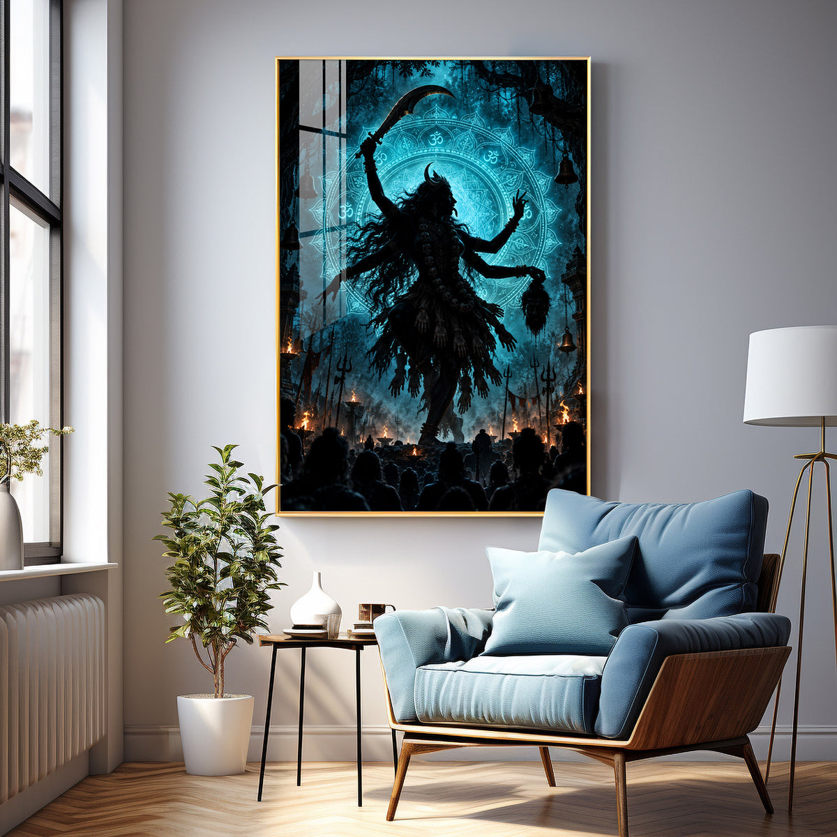 Mata Kalaratri Premium Acrylic Vertical Wall Art
