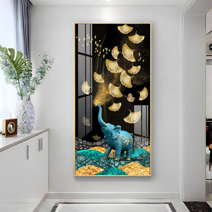 Enchanted Elephant Dreams Premium Acrylic Vertical Wall Art