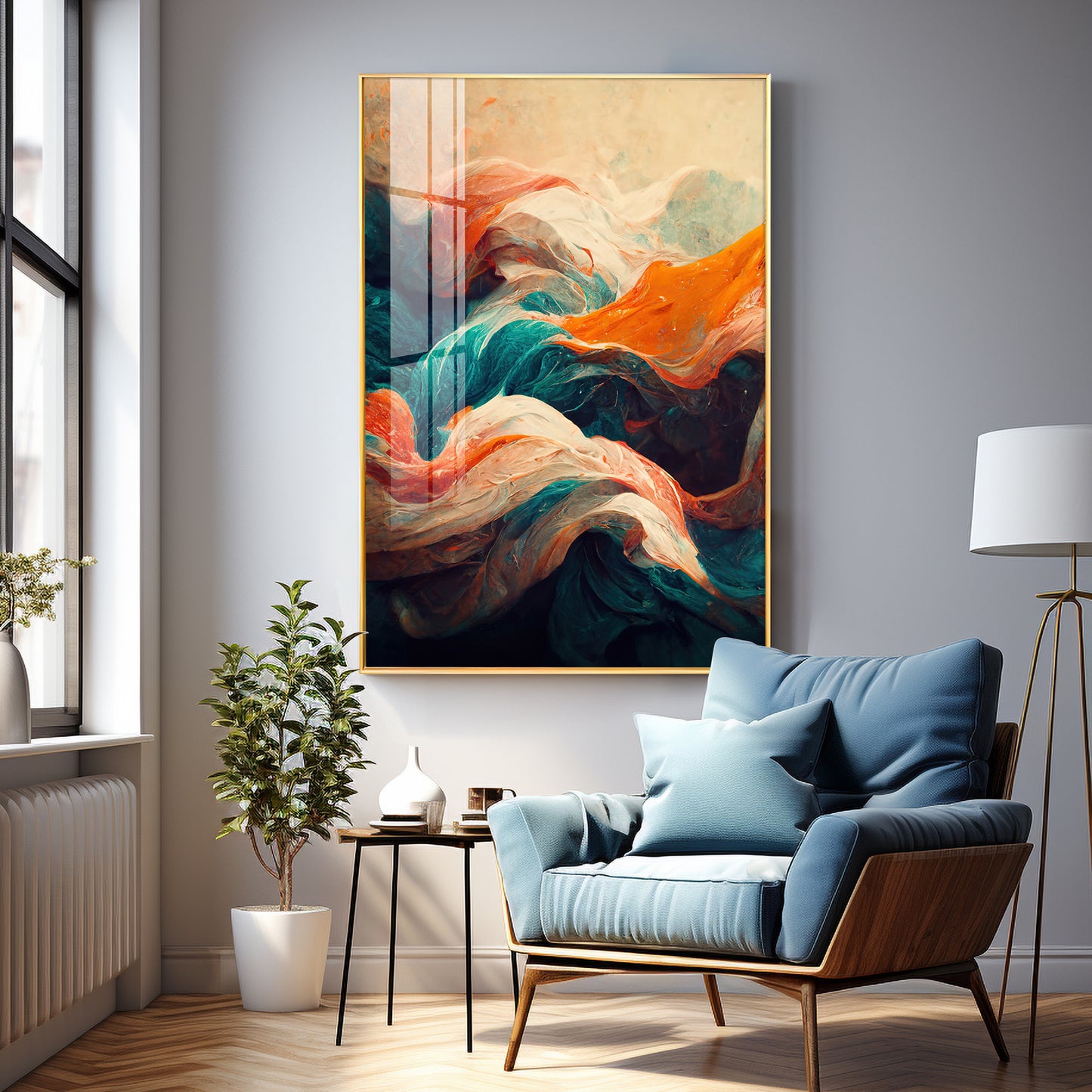 Colorwave Bliss Premium Acrylic Vertical Wall Art
