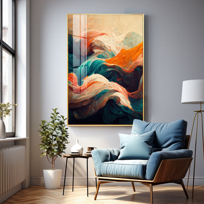 Colorwave Bliss Premium Acrylic Vertical Wall Art