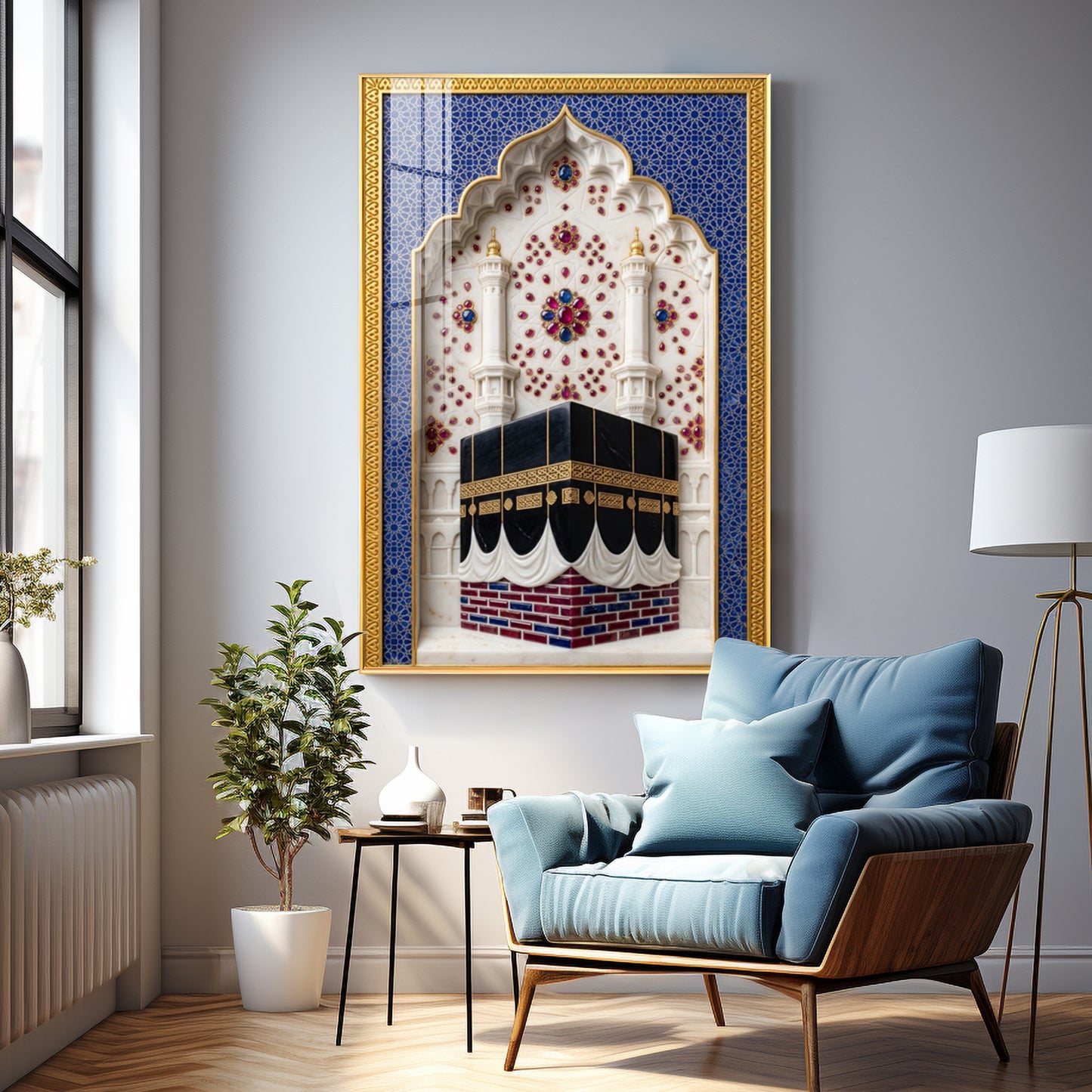 Holy Kaaba In Makkah Premium Acrylic Vertical Wall Art