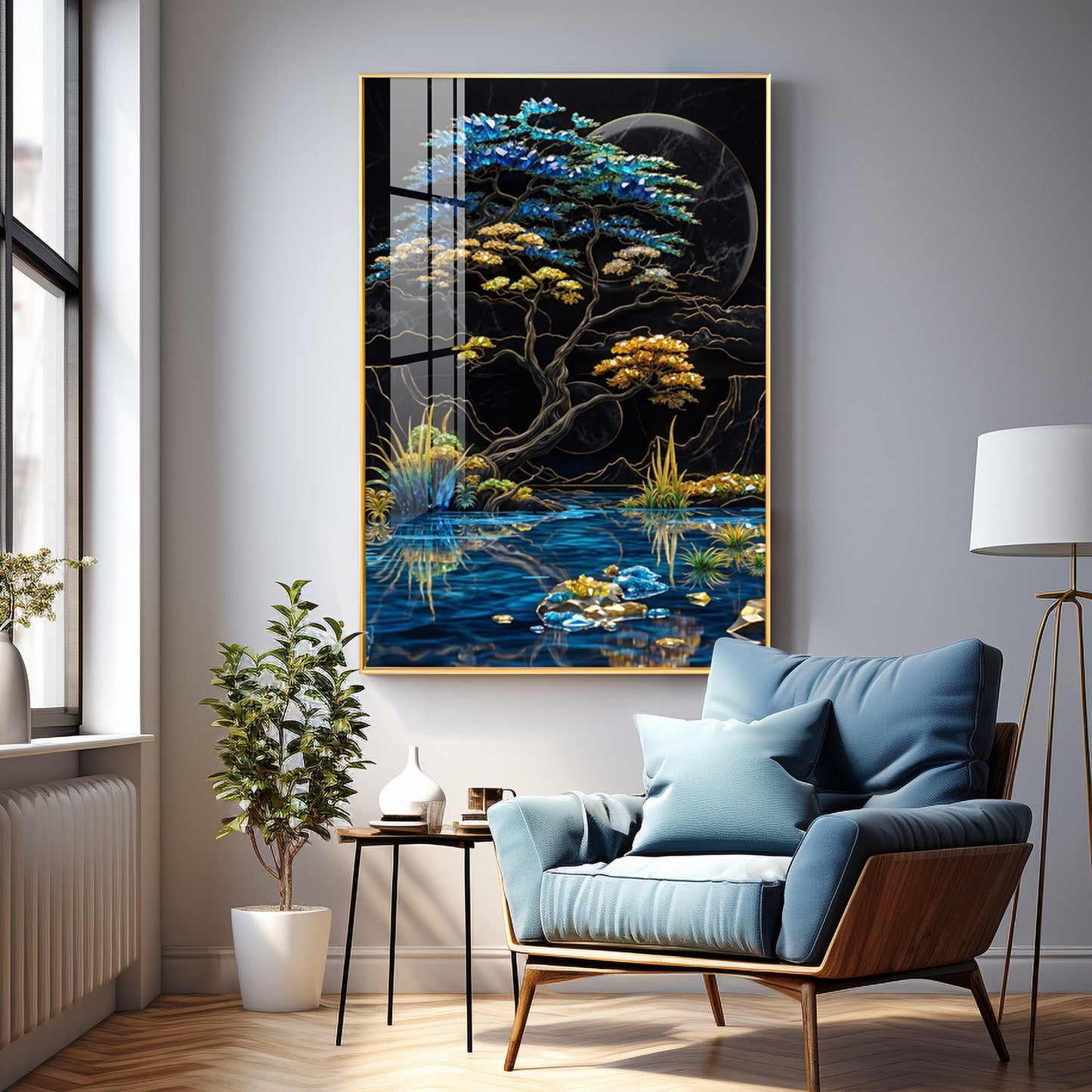 Nature's Embrace Tree Premium Acrylic Vertical Wall Art