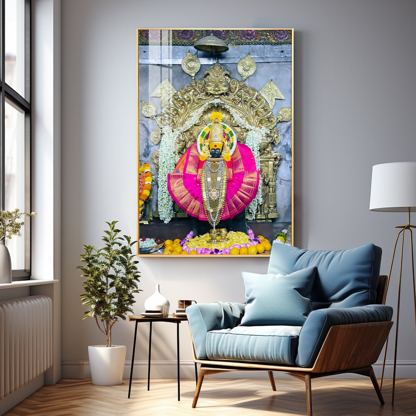 Shree Ambabai Premium Acrylic Vertical Wall Art