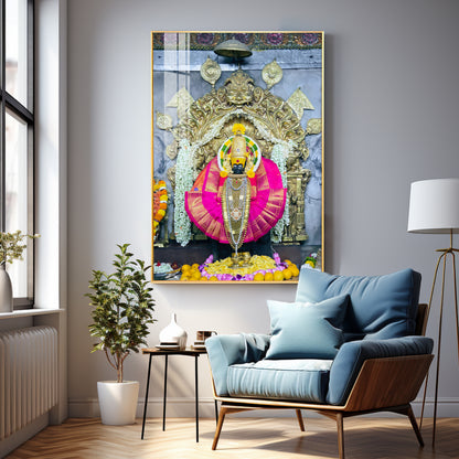 Shree Ambabai Premium Acrylic Vertical Wall Art