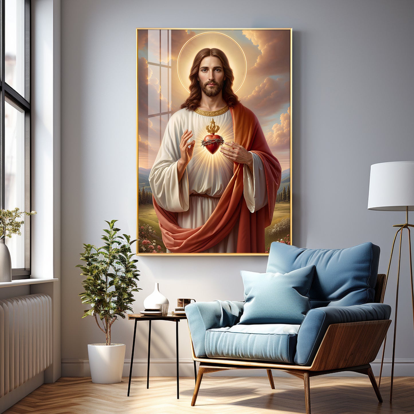 Emblem of Divine Love Premium Acrylic Vertical Wall Art