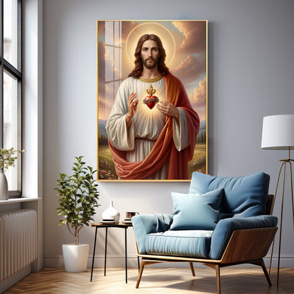 Emblem of Divine Love Premium Acrylic Vertical Wall Art