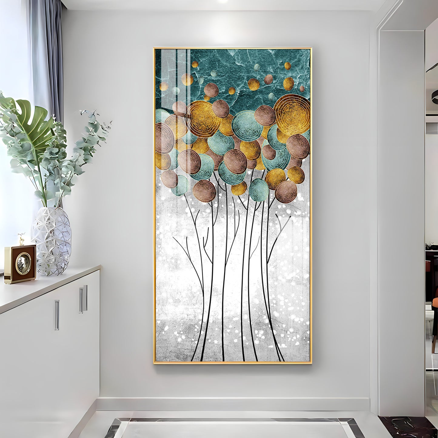 Perfect Modern Abstract Premium Acrylic Vertical Wall Art